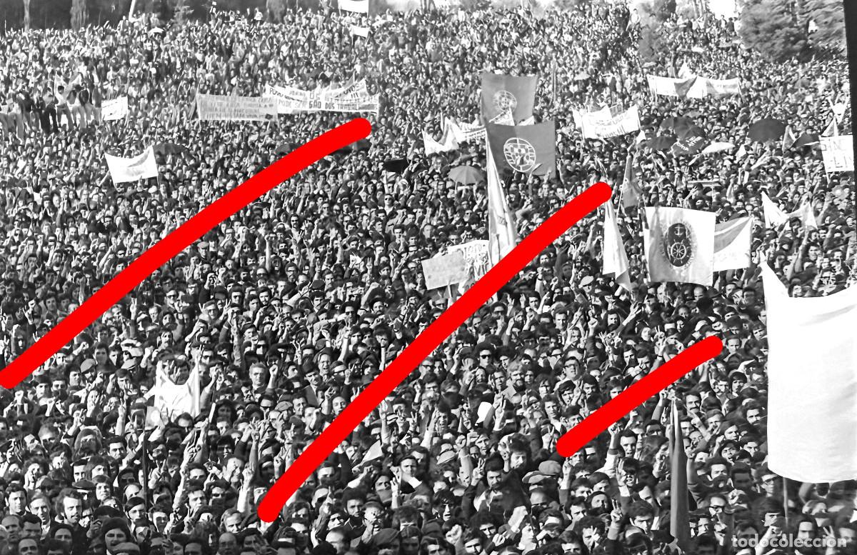 Fotograf&iacute;a antigua: Revoluci&oacute;n de los Claveles Portugal - NEGATIVO DE CELULOIDE - A Revolu&ccedil;&atilde;o dos Cravos