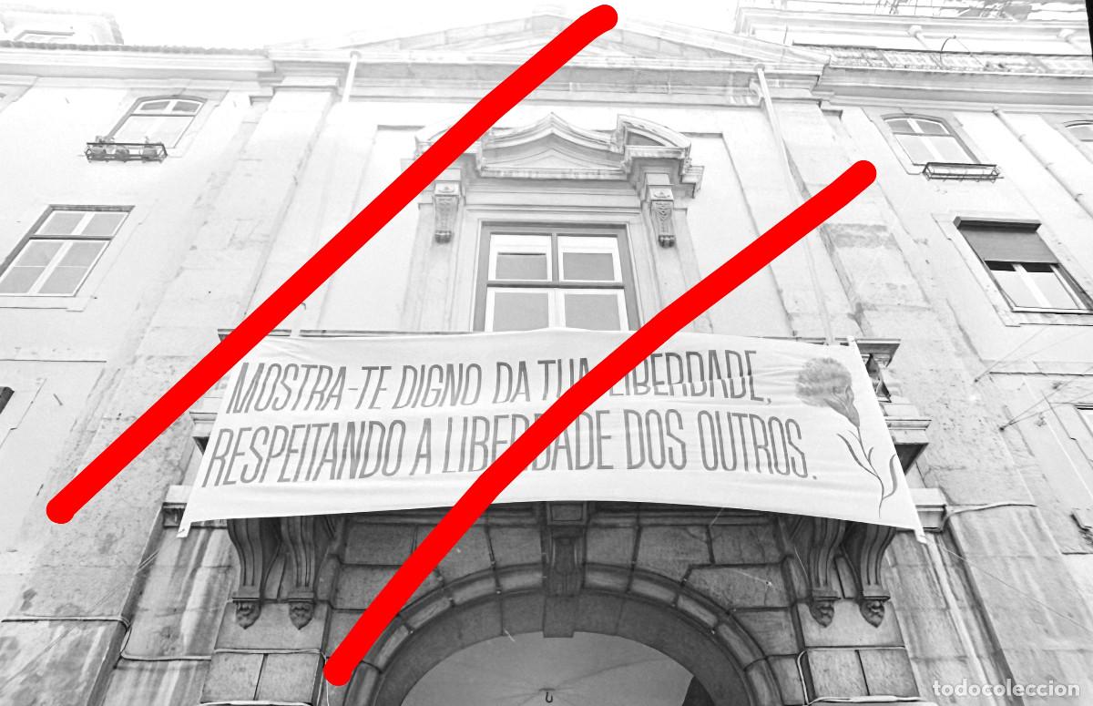 Fotograf&iacute;a antigua: Revoluci&oacute;n de los Claveles Portugal - NEGATIVO DE CELULOIDE - A Revolu&ccedil;&atilde;o dos Cravos