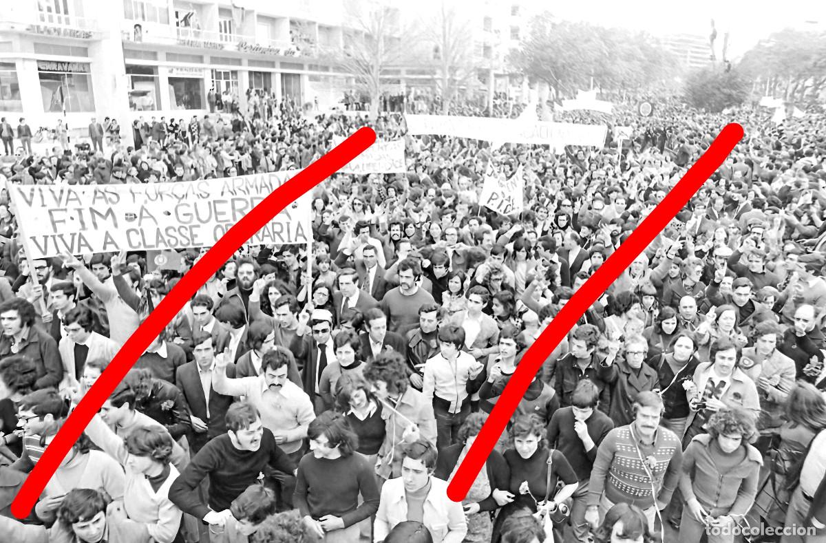 Fotograf&iacute;a antigua: Revoluci&oacute;n de los Claveles Portugal - NEGATIVO DE CELULOIDE - A Revolu&ccedil;&atilde;o dos Cravos