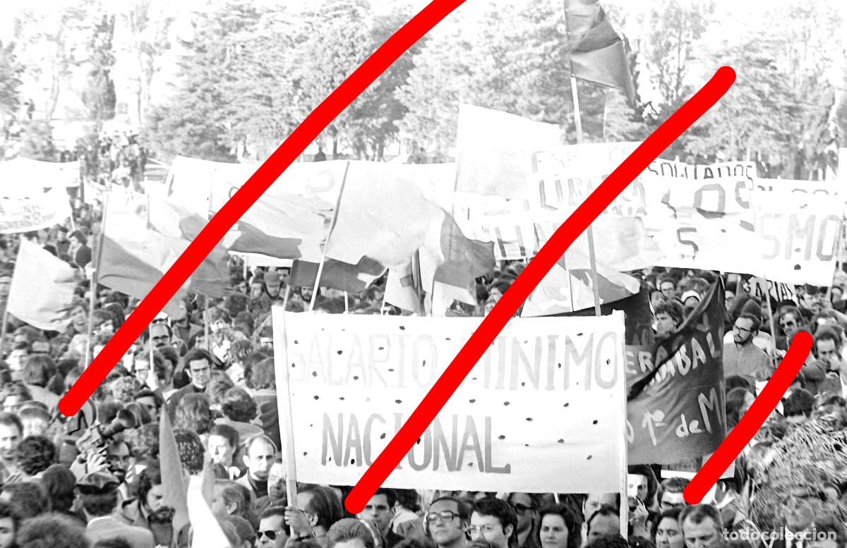Fotograf&iacute;a antigua: Revoluci&oacute;n de los Claveles Portugal - NEGATIVO DE CELULOIDE - A Revolu&ccedil;&atilde;o dos Cravos
