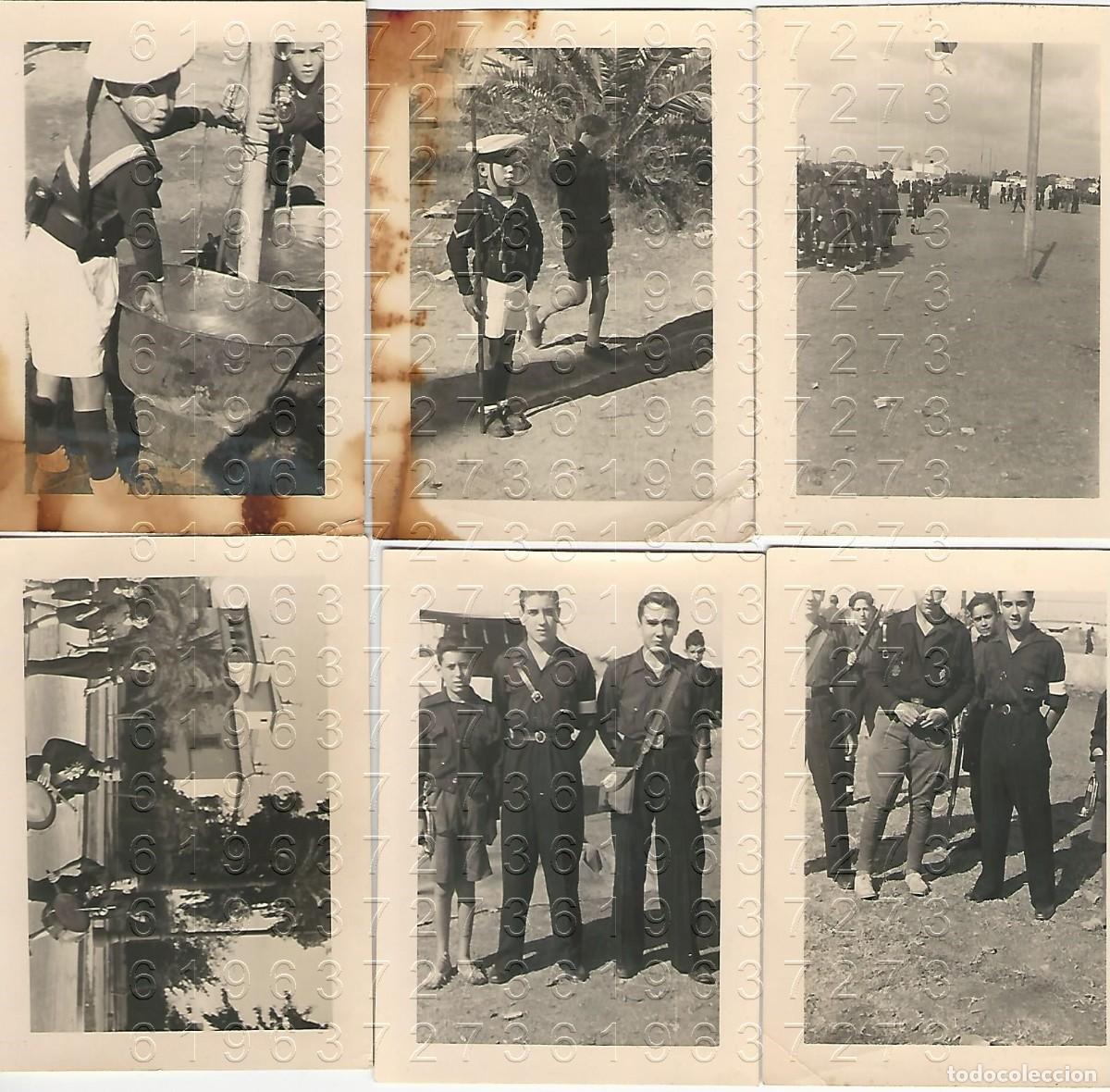 Fotografia antica: SEVILLA FALANGE A&Ntilde;OS 40 LUCAS BERMUDO FERNANDEZ 6 FOTOGRAFIAS UNICAS F9