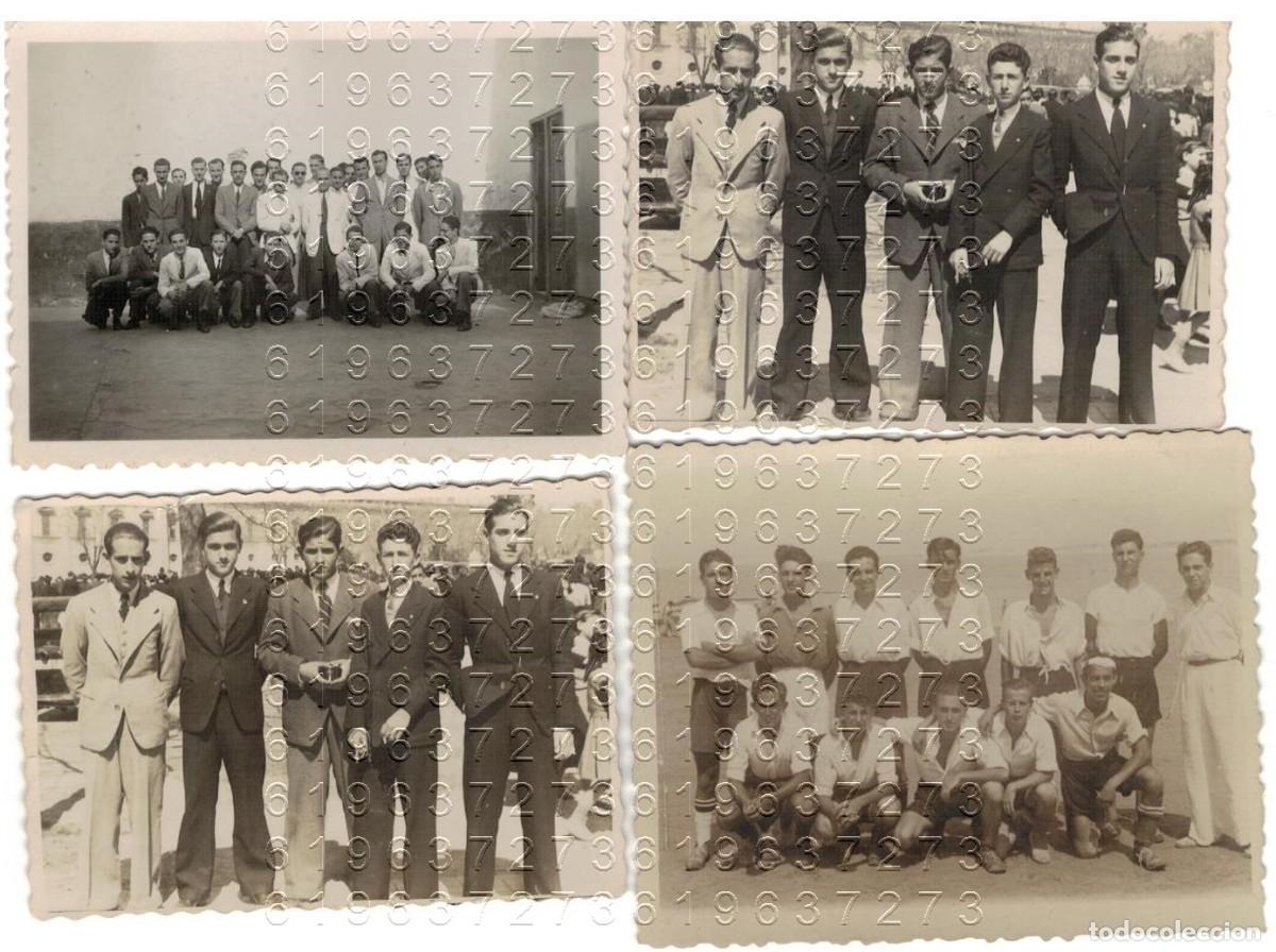 Fotograf&iacute;a antigua: SEVILLA A&Ntilde;OS 40 LUCAS BERMUDO FERNANDEZ 4 FOTOGRAFIAS UNICAS F9