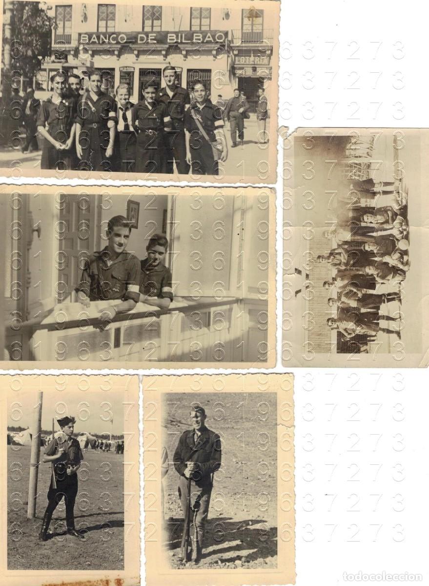 Fotograf&iacute;a antigua: SEVILLA FALANGE A&Ntilde;OS 40 LUCAS BERMUDO FERNANDEZ 5 FOTOGRAFIAS UNICAS F10