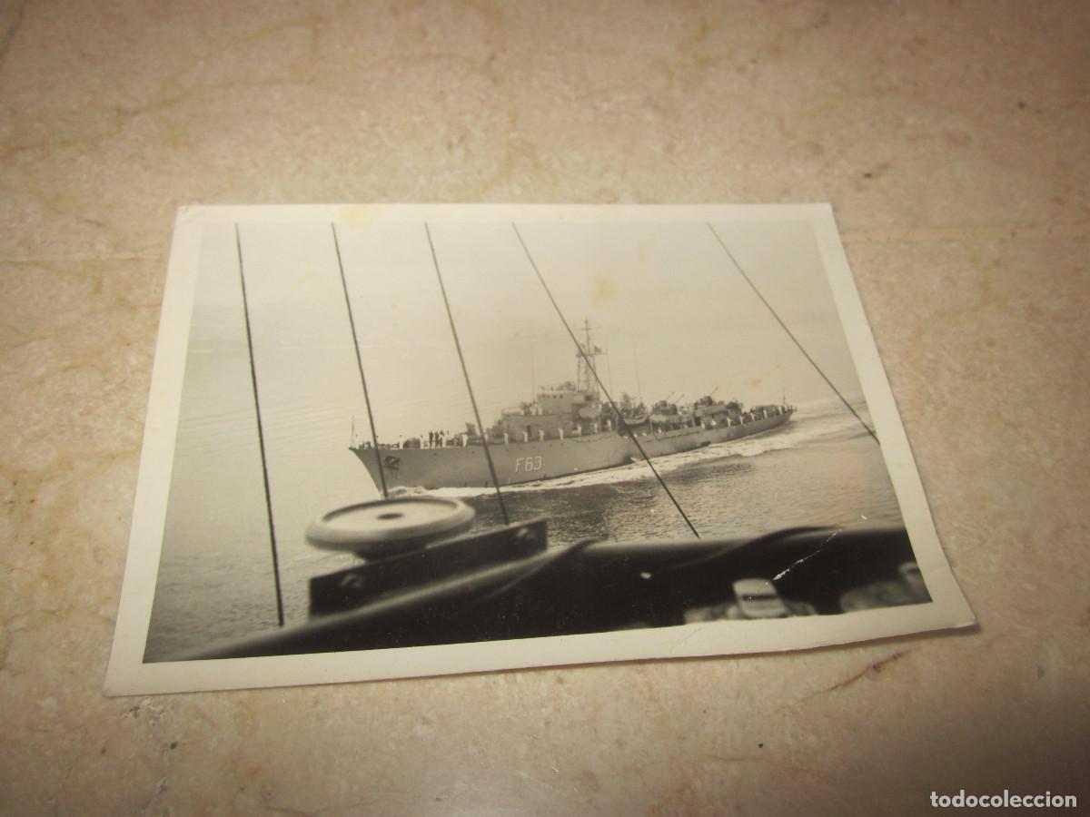 Fotograf&iacute;a antigua: FOTO BARCO DE GUERRA ESPA&Ntilde;OL - A&Ntilde;OS 60