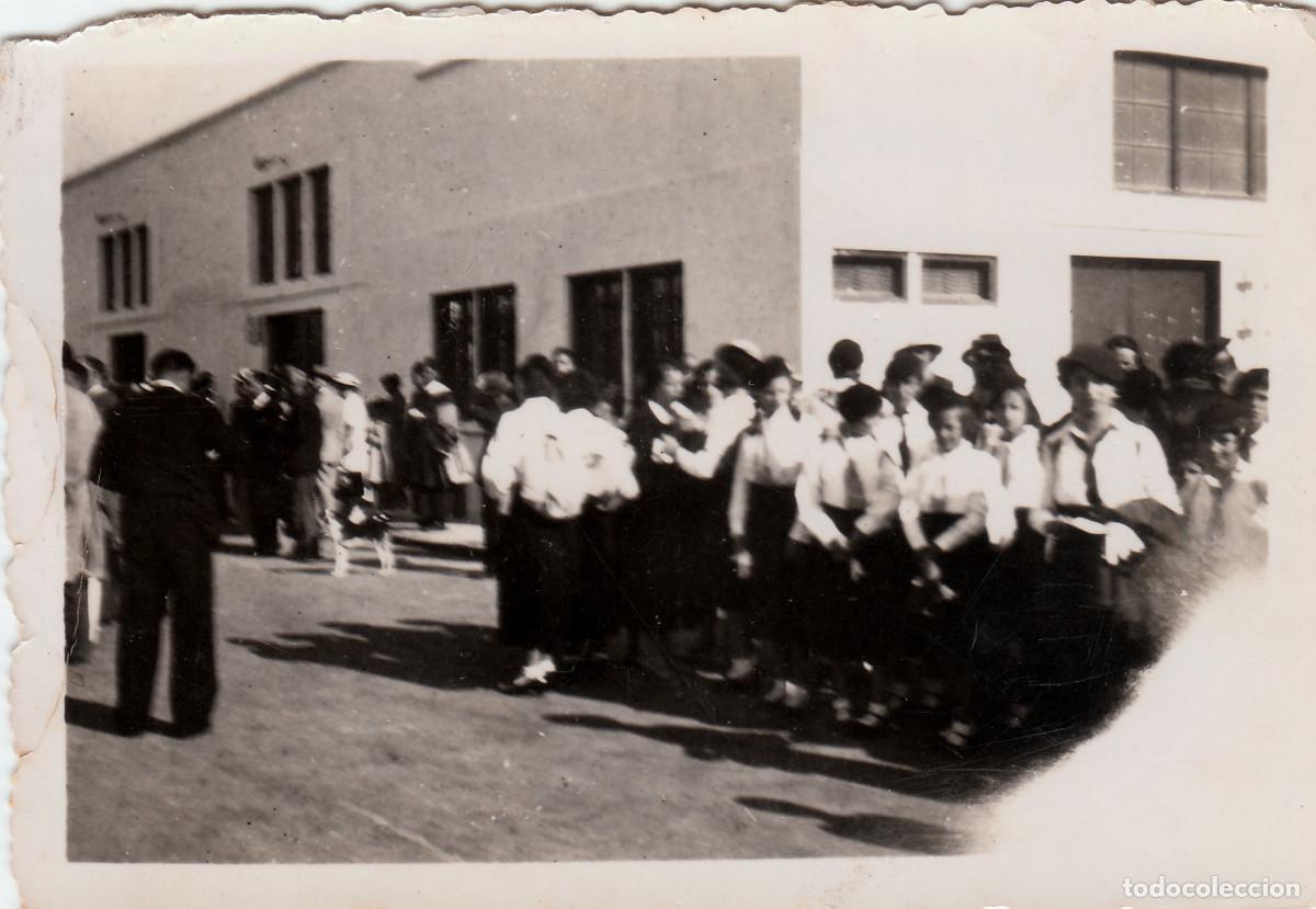 Fotograf&iacute;a antigua: Colegialas en Tanger. A&ntilde;os 50-60 pc