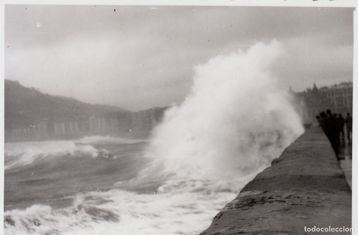 Fotograf&iacute;a antigua: El Rompeolas de San Sebasti&aacute;n. A&ntilde;os 50 pc