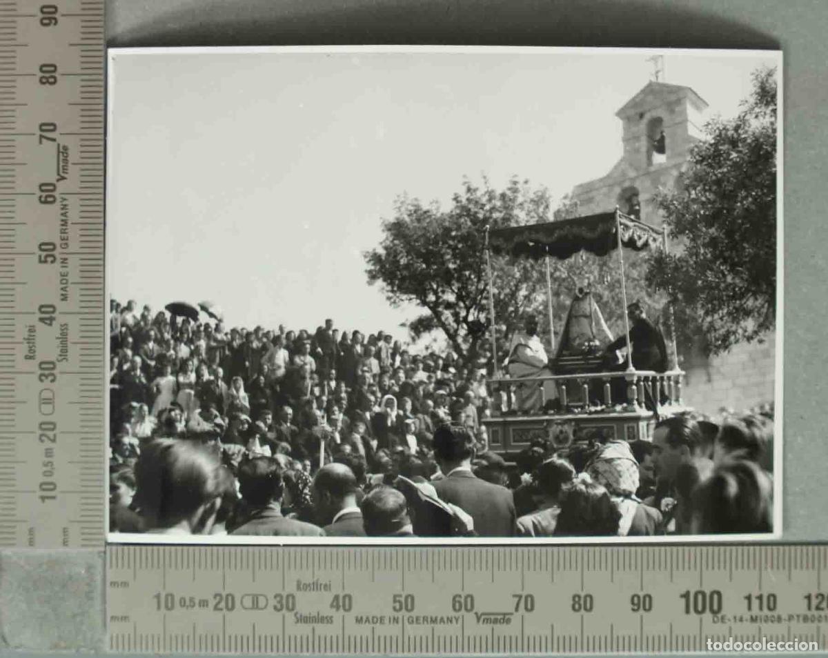 Fotograf&iacute;a antigua: FOTOGRAFIA. PROCESION IMAGEN SANTUARIO VIRGEN DE LA CABEZA. 27-4-1941