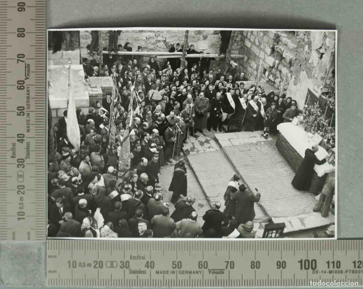 Fotograf&iacute;a antigua: FOTOGRAFIA. MISA SANTUARIO VIRGEN DE LA CABEZA. 27-4-1941
