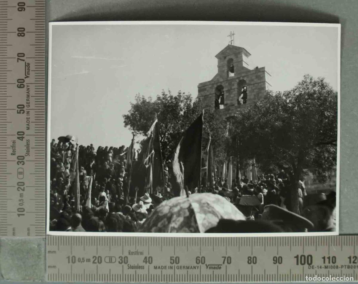 Fotografia antiga: FOTOGRAFIA. ACTO EN SANTUARIO VIRGEN DE LA CABEZA. HACIA 1941