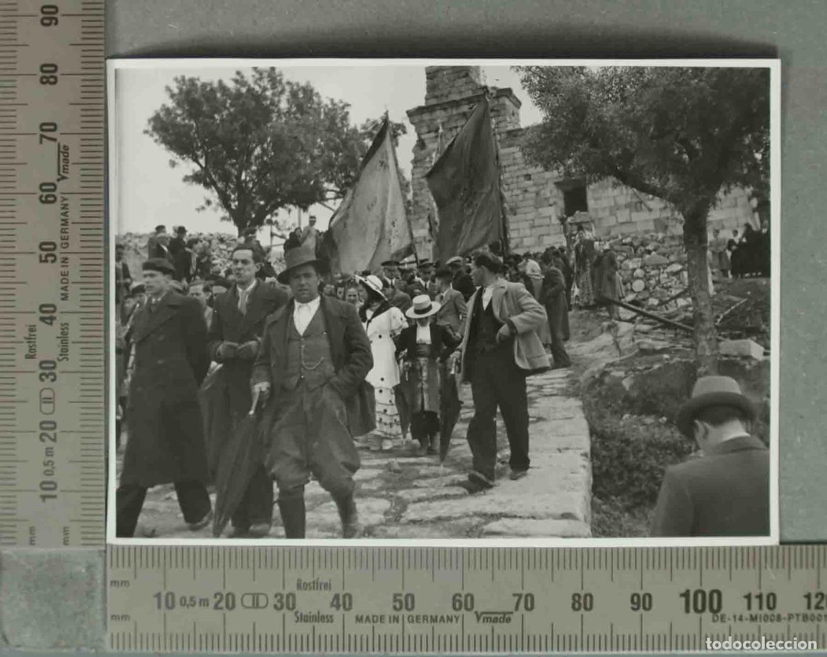 Fotografia antiga: FOTOGRAFIA. ACTO SANTUARIO VIRGEN DE LA CABEZA. HACIA 1941