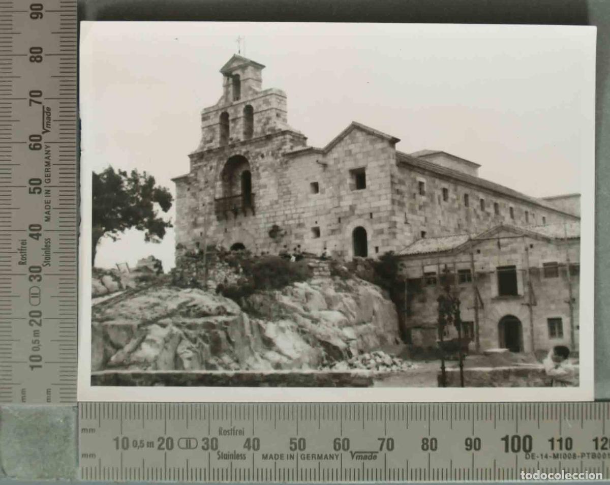 Fotografia antiga: FOTOGRAFIA. VISTA RECONSTRUCCION SANTUARIO VIRGEN DE LA CABEZA. HACIA 1940