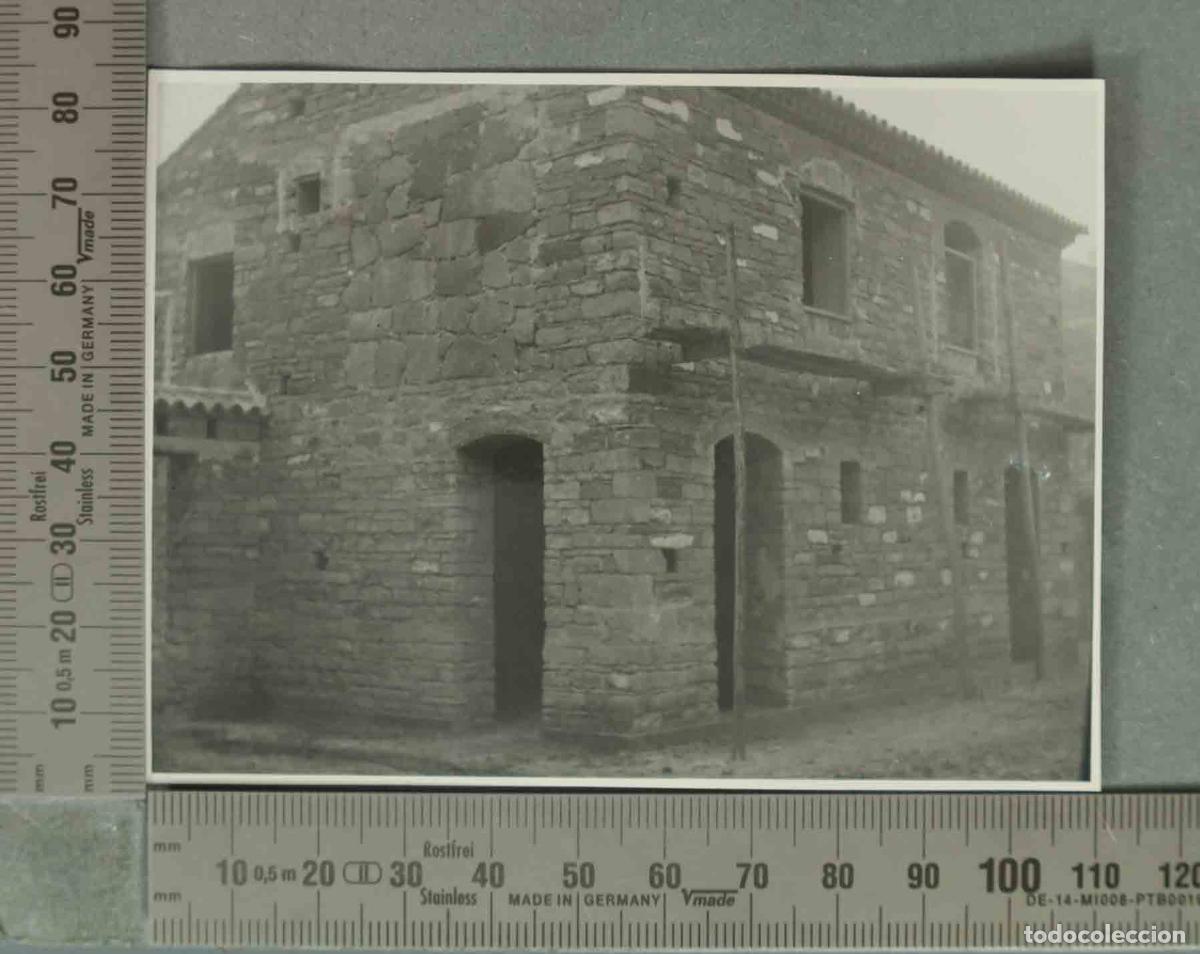 Fotografia antiga: FOTOGRAFIA. VISTA RECONSTRUCCION PORCUNA. HACIA 1940