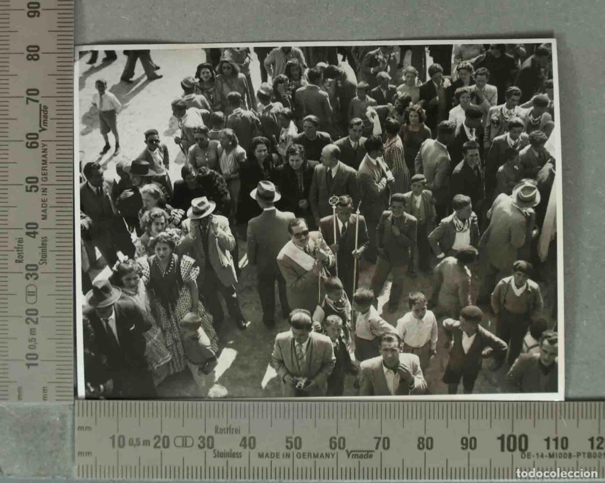 Fotografia antiga: FOTOGRAFIA. ROMERIA O SIMILAR. PORCUNA. HACIA 1940