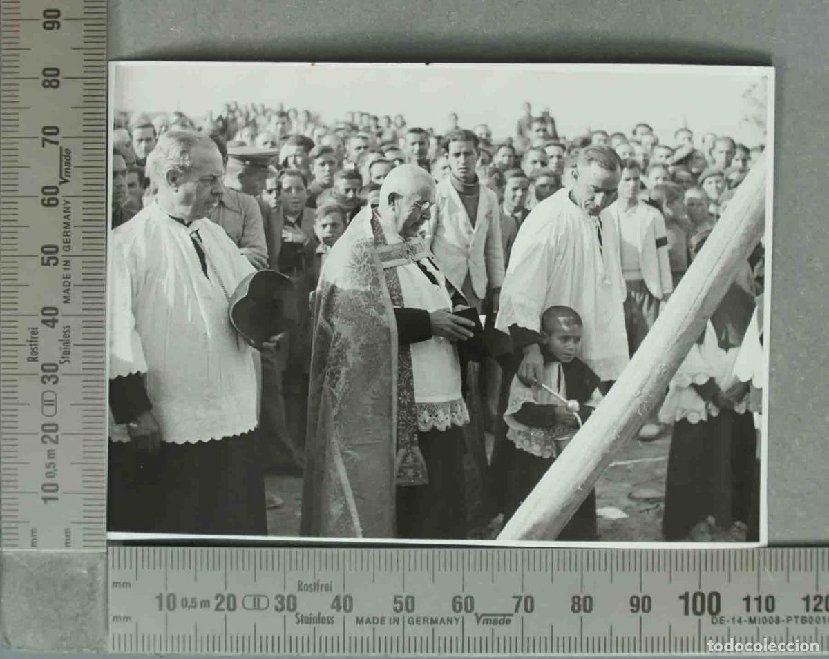 Alte Fotografie: FOTOGRAFIA. ACTO RELIGIOSO POSTGUERRA LOPERA. 25-4-1941