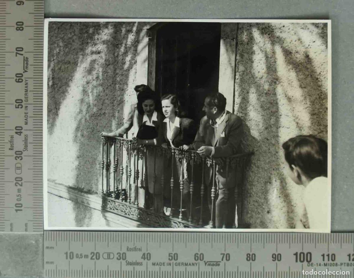 Alte Fotografie: FOTOGRAFIA. JOVENES EN BALCON. PORCUNA. HACIA 1940