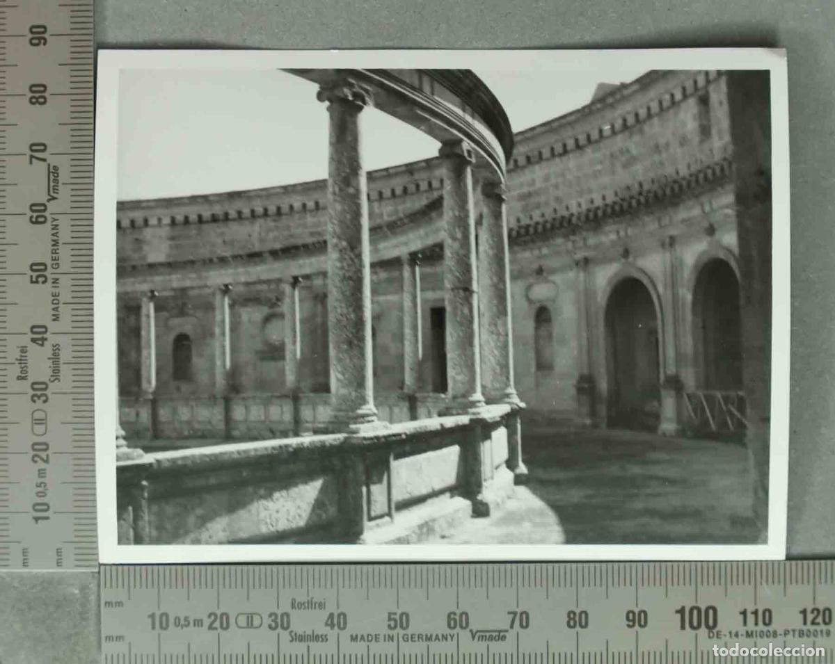 Fotograf&iacute;a antigua: FOTOGRAFIA. Patio Circular del Palacio de Carlos V. HACIA 1940