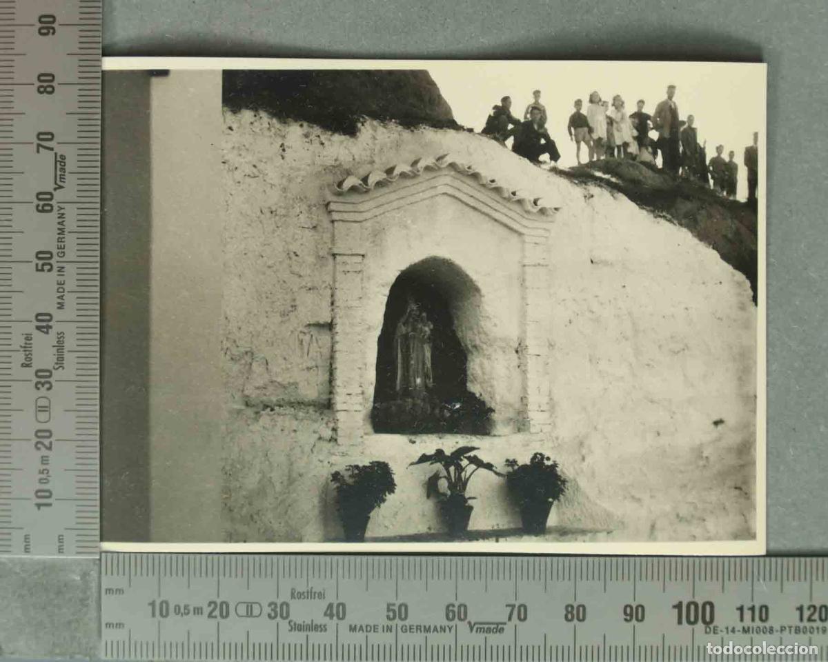 Fotograf&iacute;a antigua: FOTOGRAFIA. HORNACINA. GUADIX. HACIA 1940