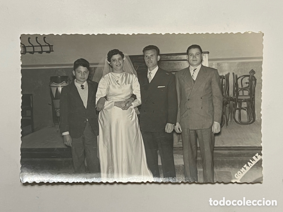 Photographie ancienne: MISLATA (Valencia) Fotograf&iacute;a costumbrista a&ntilde;os cincuenta.. la Boda de M&iacute;guela y Francisco (a.1956)