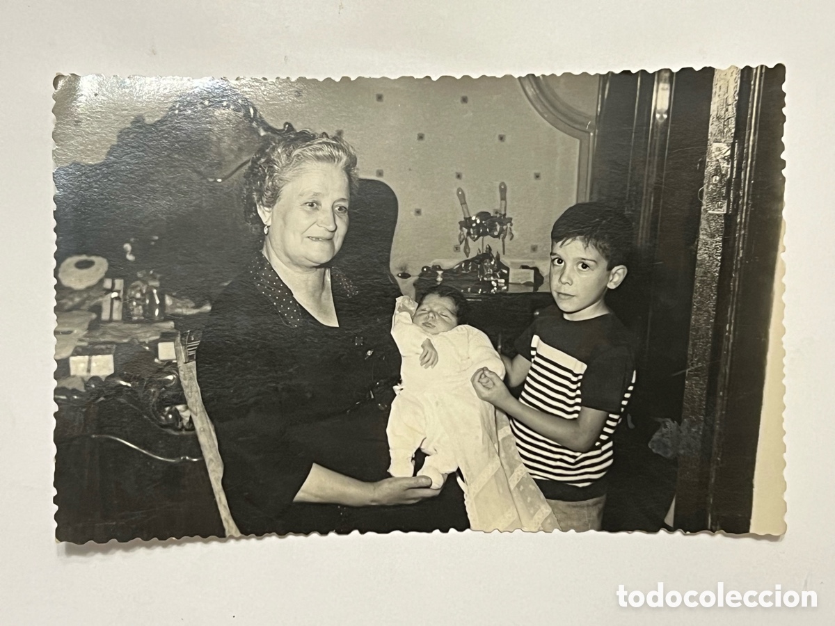 Photographie ancienne: MISLATA (Valencia) Fotograf&iacute;a Abuela Feliz.. (a.1964) foto Pascual Gonzalez
