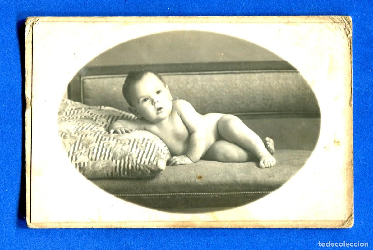 Alte Fotografie: ANTIGUA FOTOGRAFIA NI&Ntilde;O/A FOTOGRAFIA ESPIGA BURGOS