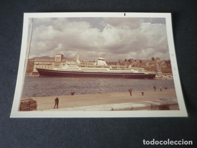 Fotografia antica: MALAGA PUERTO FOTOGRAFIA 9 X 13 CM