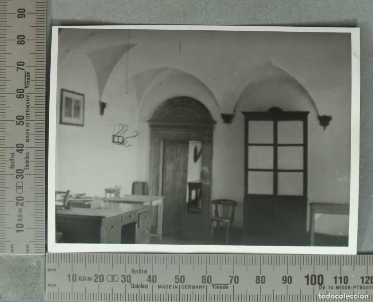 Fotografia antiga: FOTOGRAFIA. VISTA INTERIOR VIVIENDA. HACIA 1940