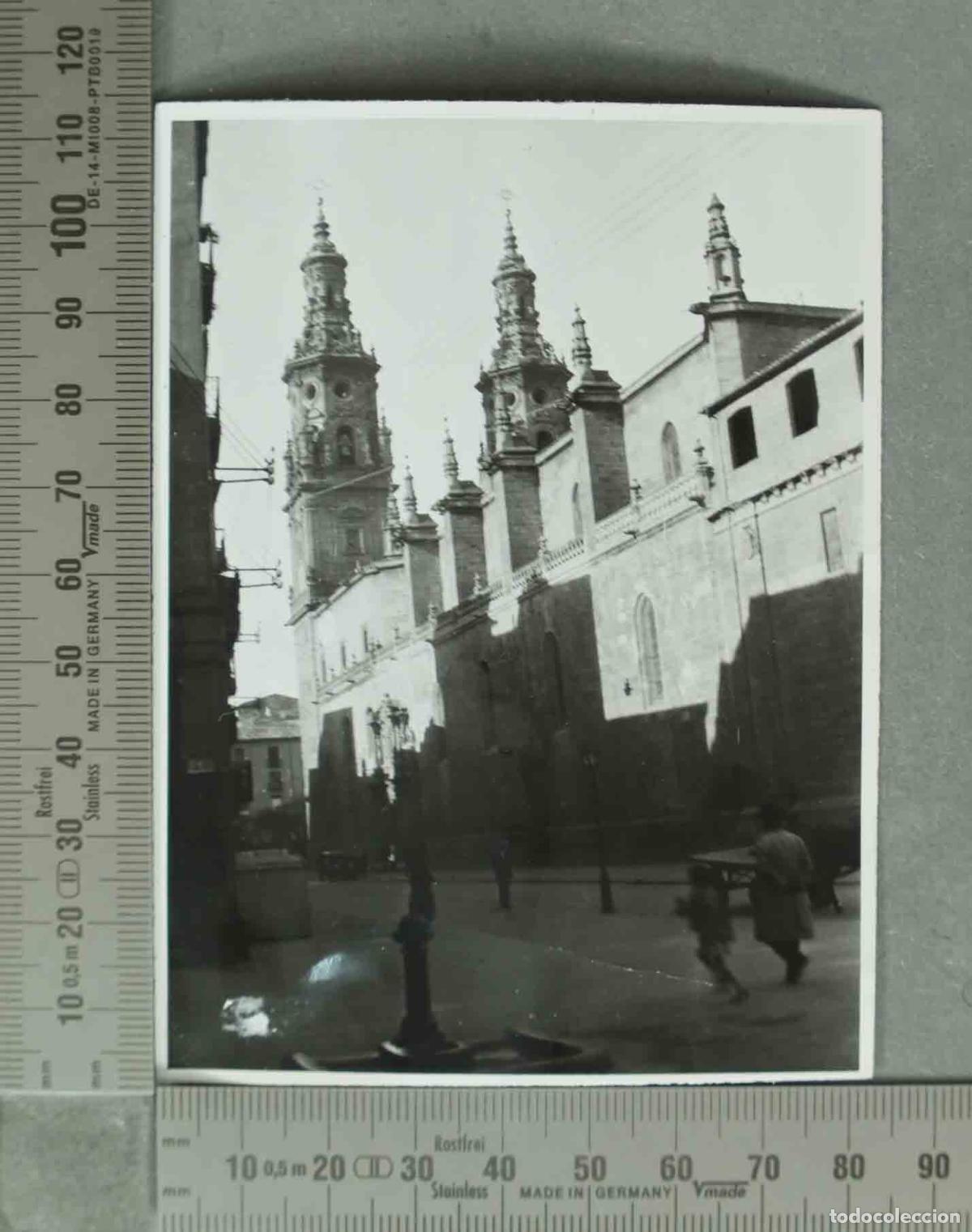Fotograf&iacute;a antigua: FOTOGRAFIA. VISTA DE LOGRO&Ntilde;O. HACIA 1940