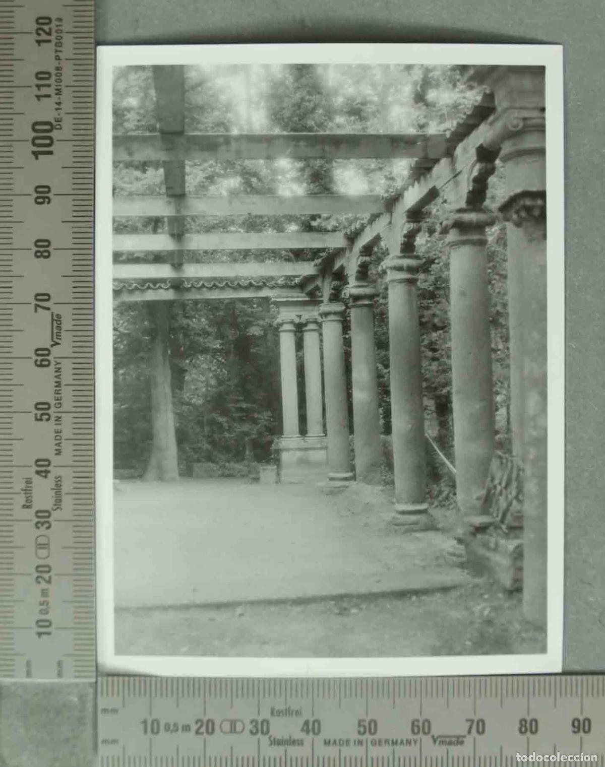 Fotograf&iacute;a antigua: FOTOGRAFIA. VISTA DE PATIO SANTA MARIA DE HUERTA. HACIA 1940