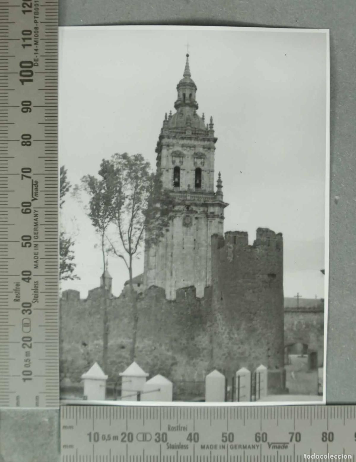 Fotograf&iacute;a antigua: FOTOGRAFIA. VISTA DE BURGO DE OSMA. HACIA 1940