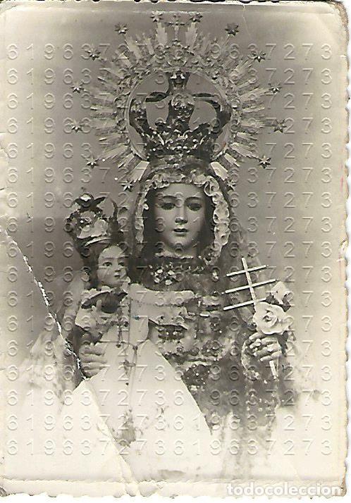 Fotograf&iacute;a antigua: VIRGEN DE LAS CRUCES CORDOBA FOTOGRAFIA MUY ANTIGUA 9X6 M19