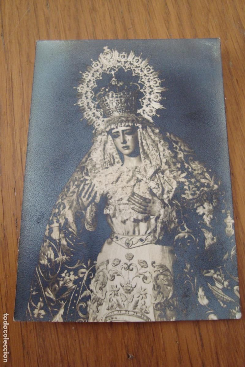 Fotograf&iacute;a antigua: ANTIGUA FOTOGRAFIA VIRGEN DEL DULCE NOMBRE SAN LORENZO. FOTO FERNAND SEVILLA A&Ntilde;OS 60