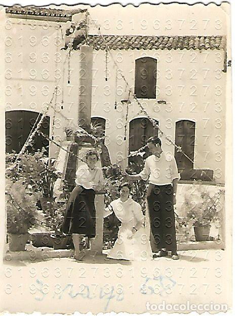 Fotografia antica: FREGENAL DE LA SIERRA 7X6 FOTOGRAFIA UNICA M20