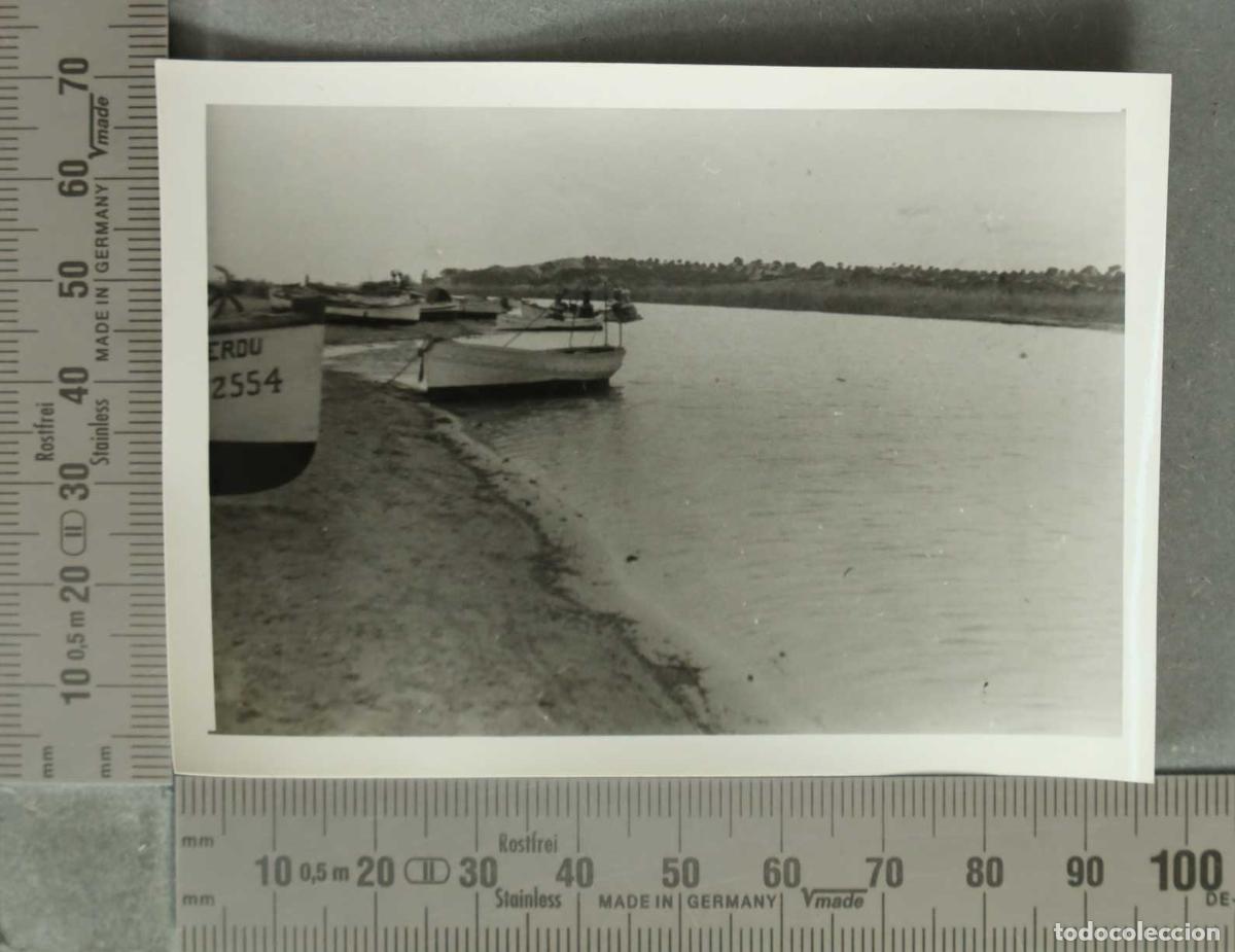 Fotograf&iacute;a antigua: FOTOGRAFIA. VISTA BARCAS PESCADORES. HACIA 1950