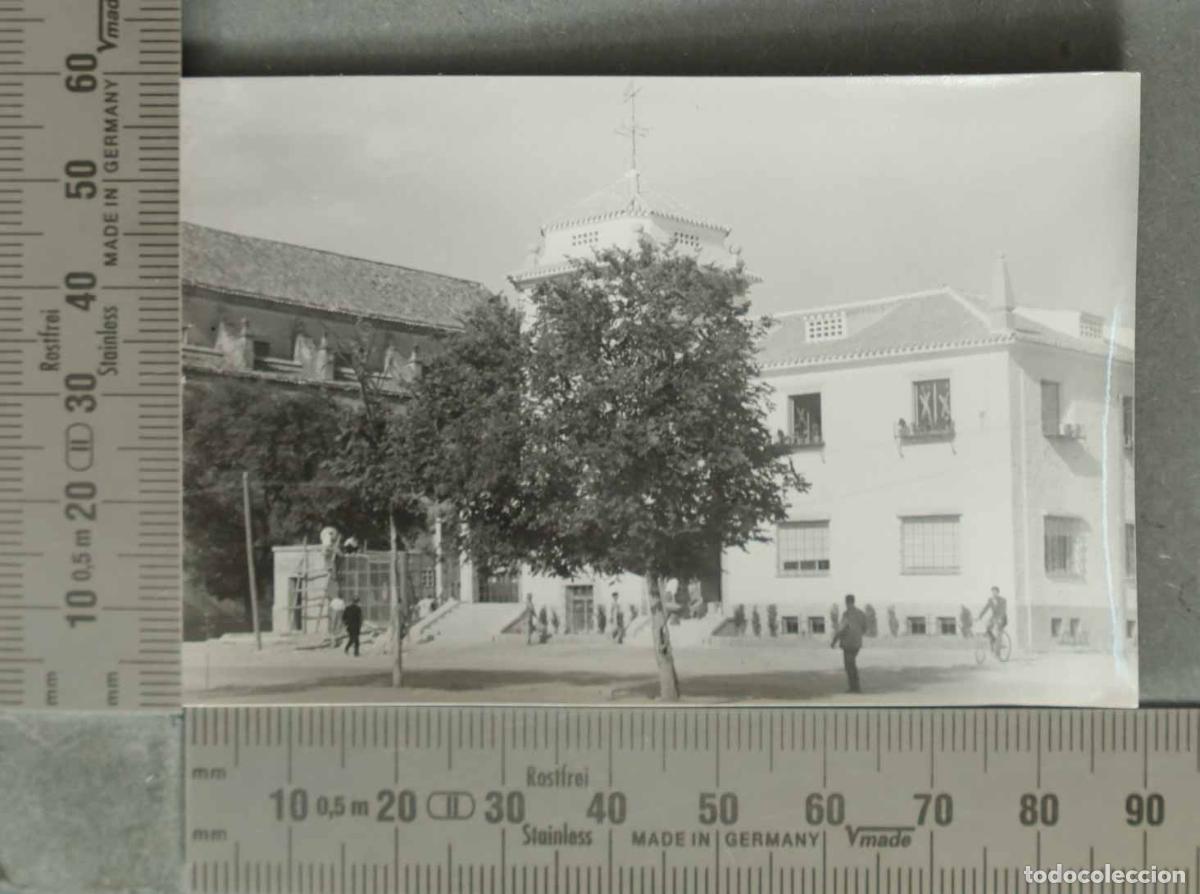 Fotograf&iacute;a antigua: FOTOGRAFIA. LONJA CORDOBA CONSTRUCCION HACIA 1950