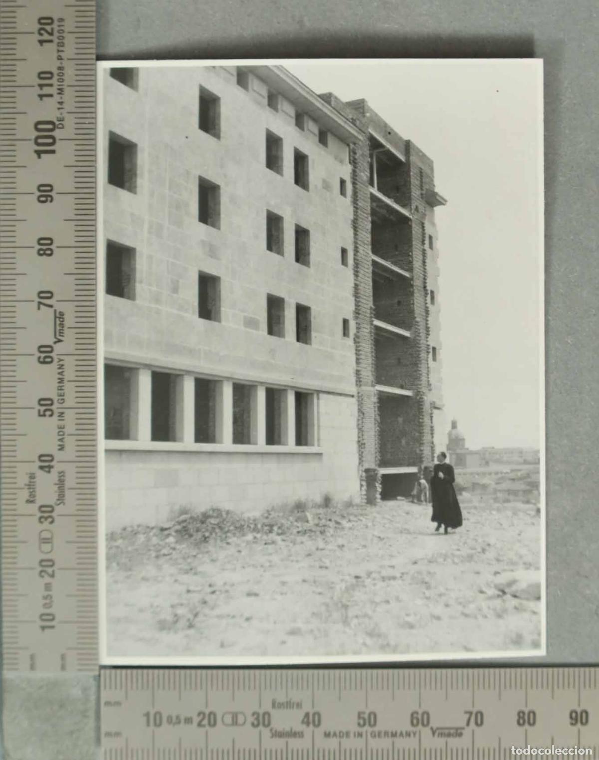 Fotografia antiga: FOTOGRAFIA. CONSTRUCCION Colegio Mayor de Nuestra Se&ntilde;ora de Guadalupe. SALAMANCA HACIA 1940