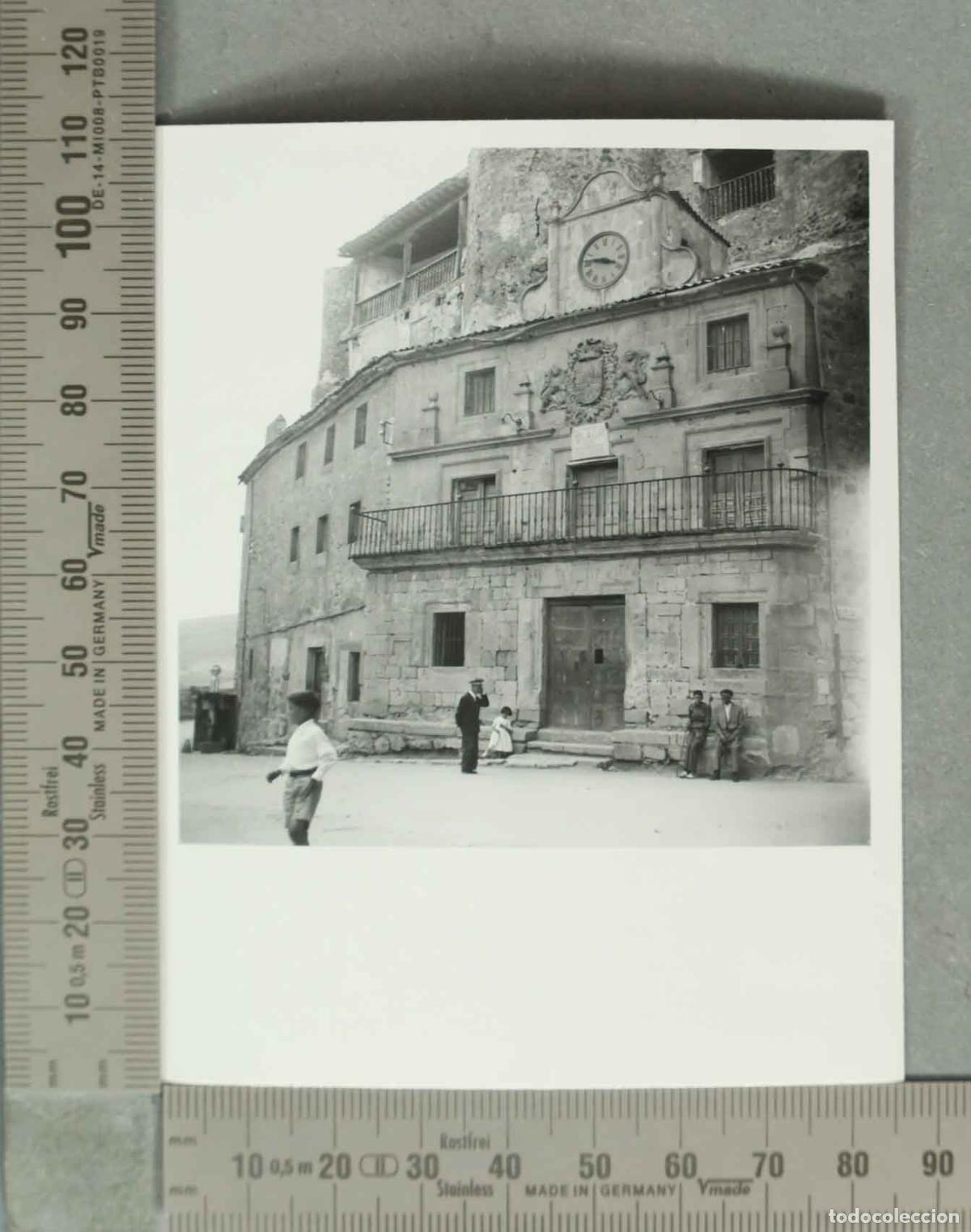 Fotografia antiga: FOTOGRAFIA. VISTA Castillo de Fern&aacute;n Gonz&aacute;lez SEPULVEDA. HACIA 1940