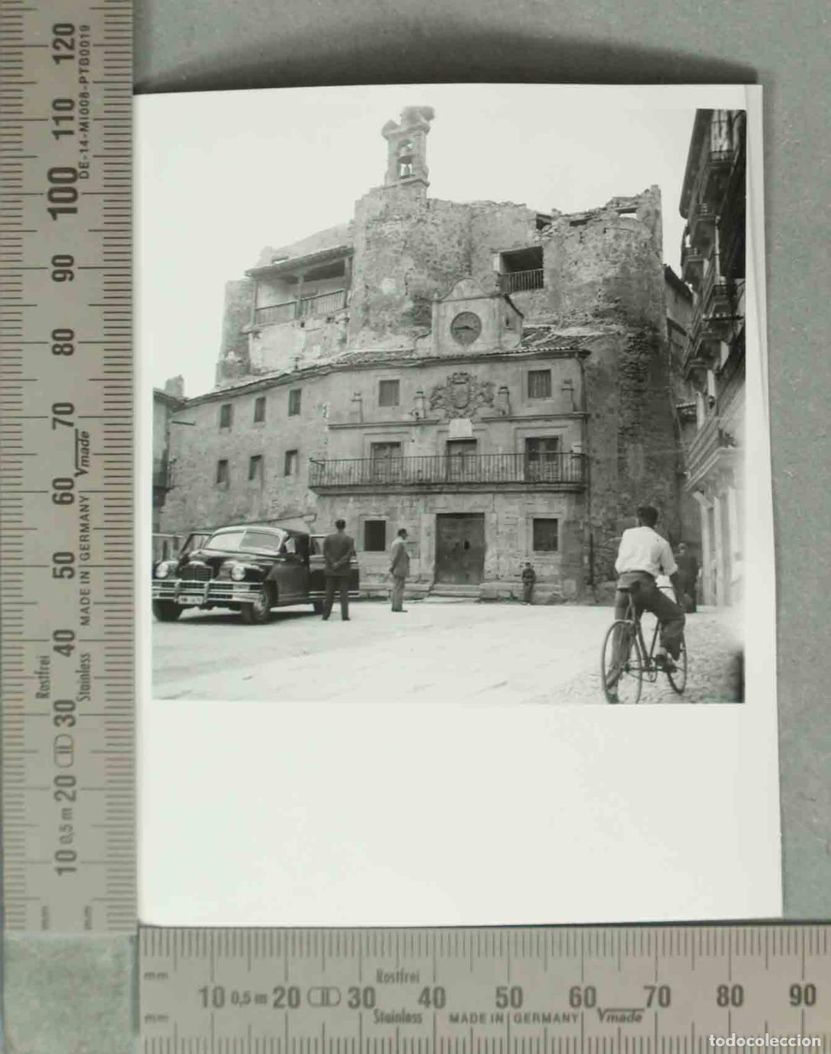 Fotografia antiga: FOTOGRAFIA. Castillo de Fern&aacute;n Gonz&aacute;lez SEPULVEDA. HACIA 1940
