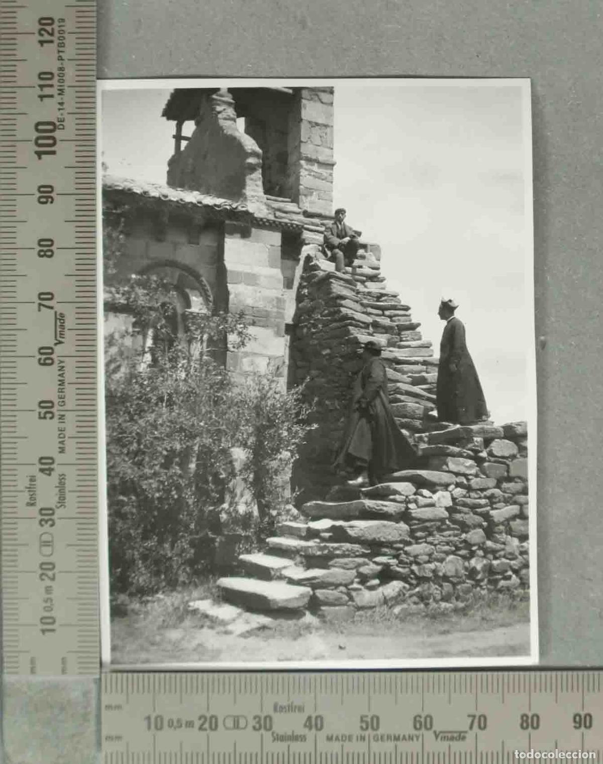 Alte Fotografie: FOTOGRAFIA. VISTA ESCALERA CAMPANARIO. SANTA MARTA DE TERA. HACIA 1940