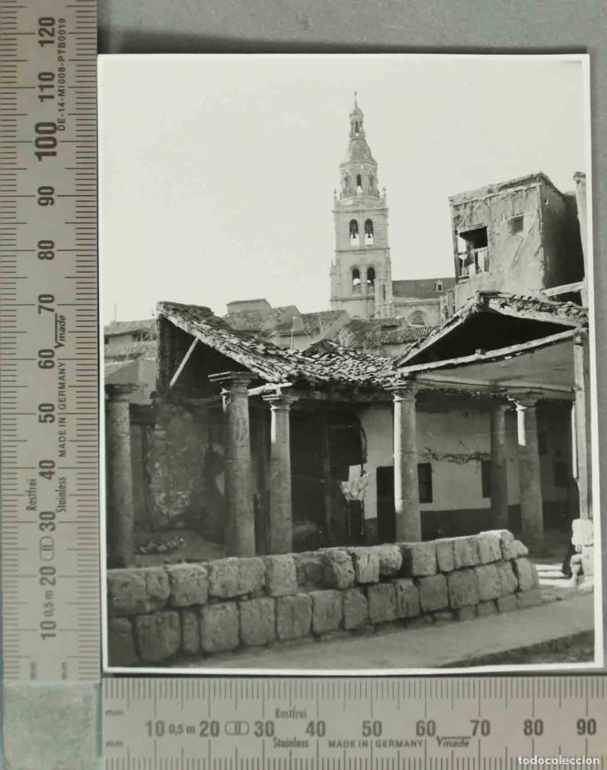 Fotograf&iacute;a antigua: FOTOGRAFIA. VISTA DE SOPORTALES MEDINA DE RIOSECO. HACIA 1940