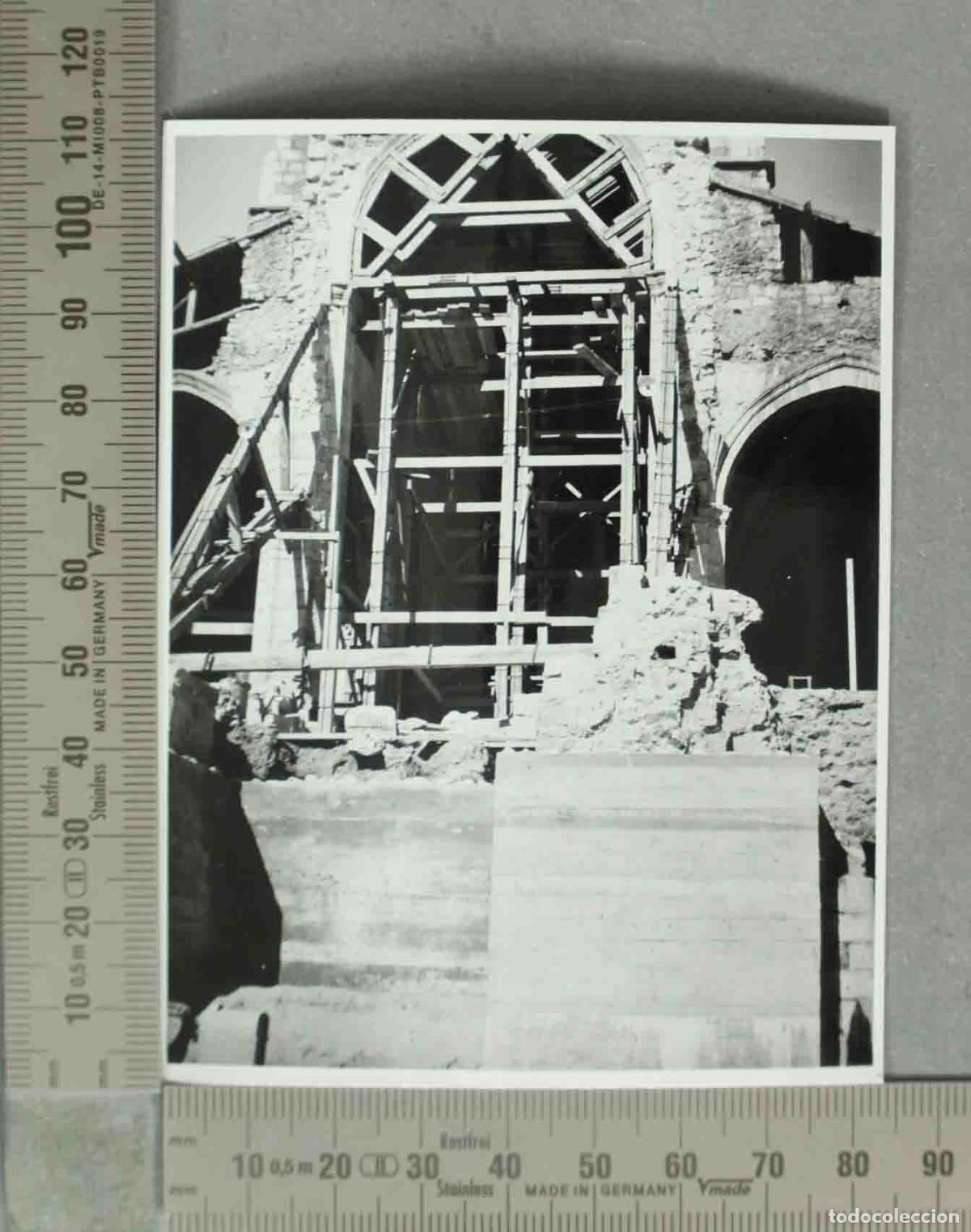 Fotograf&iacute;a antigua: FOTOGRAFIA. REPARACION DA&Ntilde;OS GUERRA CIVIL? SANTANDER. HACIA 1940