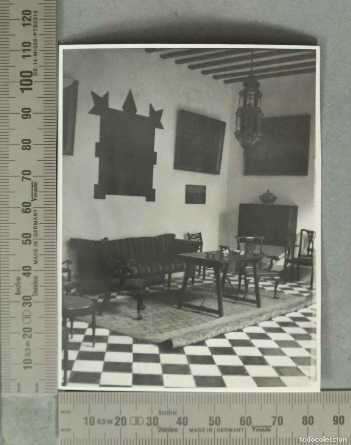 Fotograf&iacute;a antigua: FOTOGRAFIA. INTERIOR VIVIENDA. MERIDA. HACIA 1940