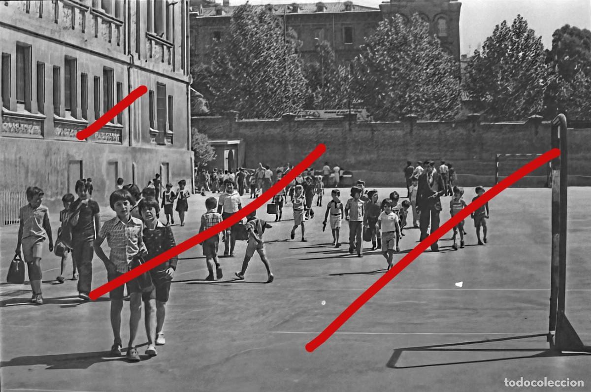 Fotograf&iacute;a antigua: Colegio Nuestra Se&ntilde;ora del Pilar Madrid A&ntilde;os 70 - Fotografia Antigua - Negativo de Celuloide
