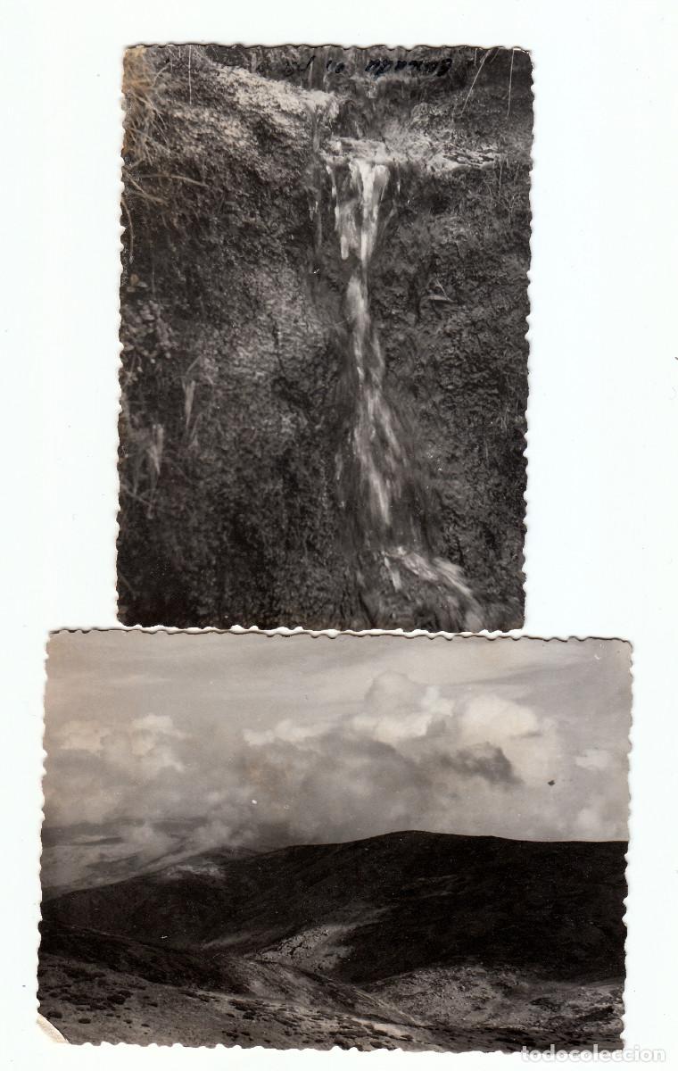 Fotograf&iacute;a antigua: 2 fotos. Paisaje monta&ntilde;oso. Catarata. A&ntilde;os 50 pc