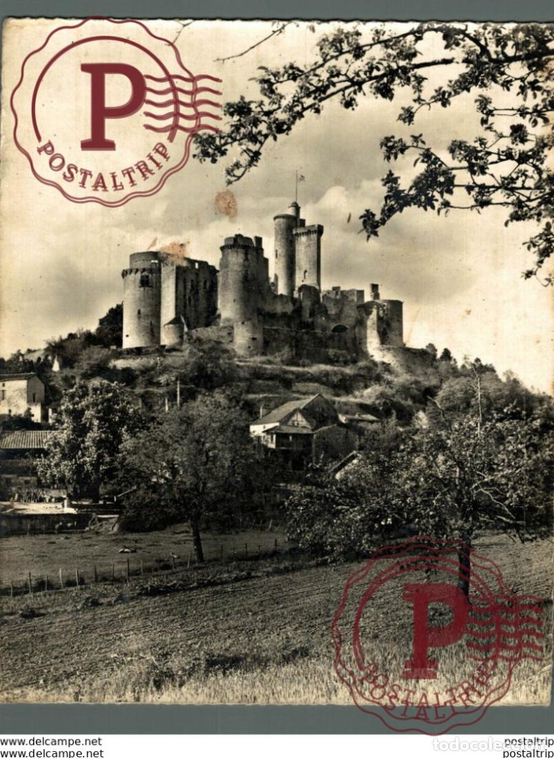 Alte Fotografie: FRANCE BONAGUIL CH&Acirc;TEAU FORTIFI&Eacute; 23*18CM Fonds Victor FORBIN 1864-1947