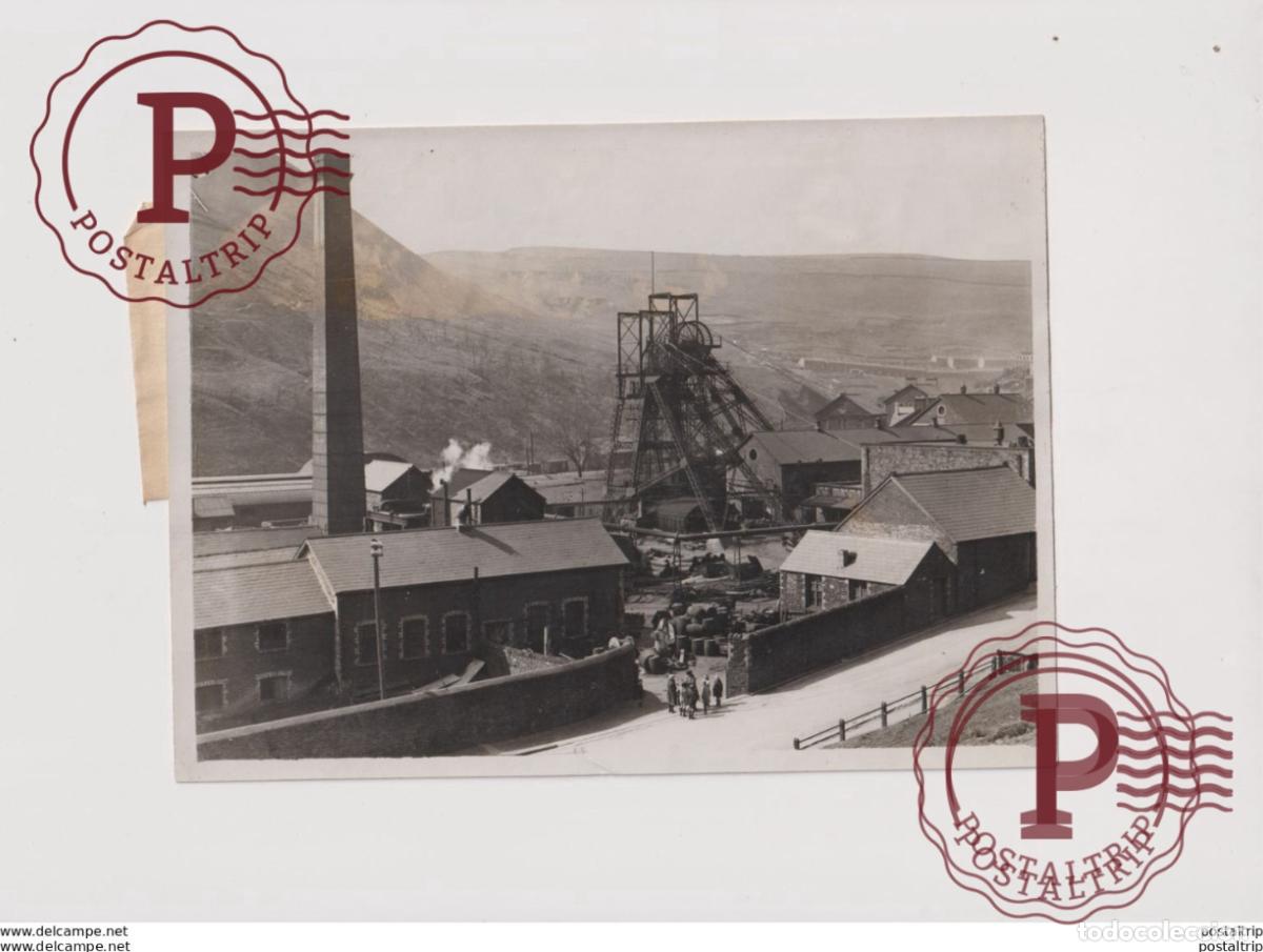 Alte Fotografie: COAL PEACE HOPES DASHED MINING NATIONAL COLLIERY WATTSTOWN MINE MINA 20*15CM&nbsp; Fonds Victor FORBIN
