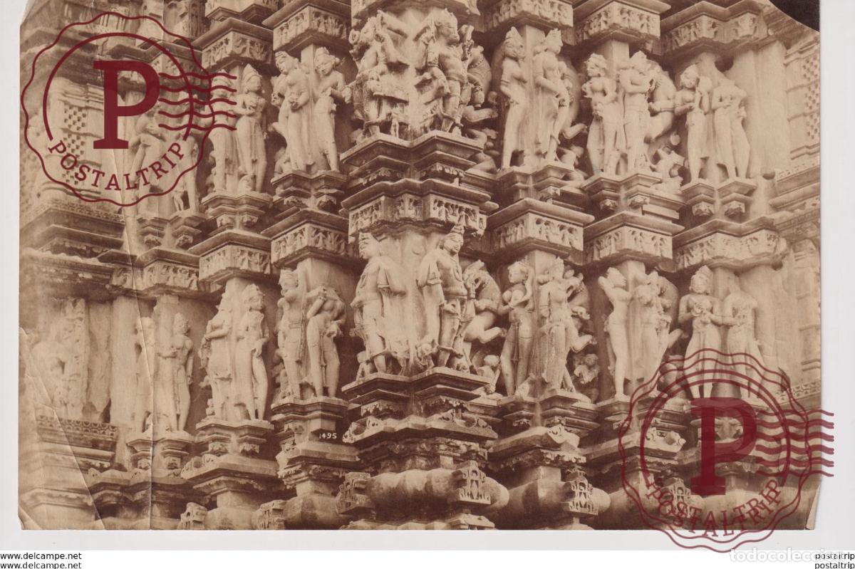 Fotograf&iacute;a antigua: NAMANA TEMPLE INDE INDIA 20*13CM Fonds Victor FORBIN 1864-1947