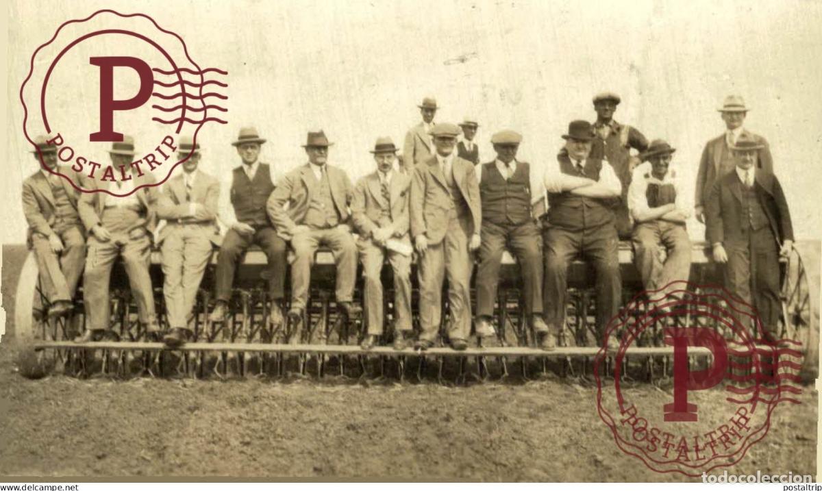 Fotograf&iacute;a antigua: 1928 DRILL COCKSHUTT 10*6 CM AGRICULTURE LANDBOUW AGRICULTURA