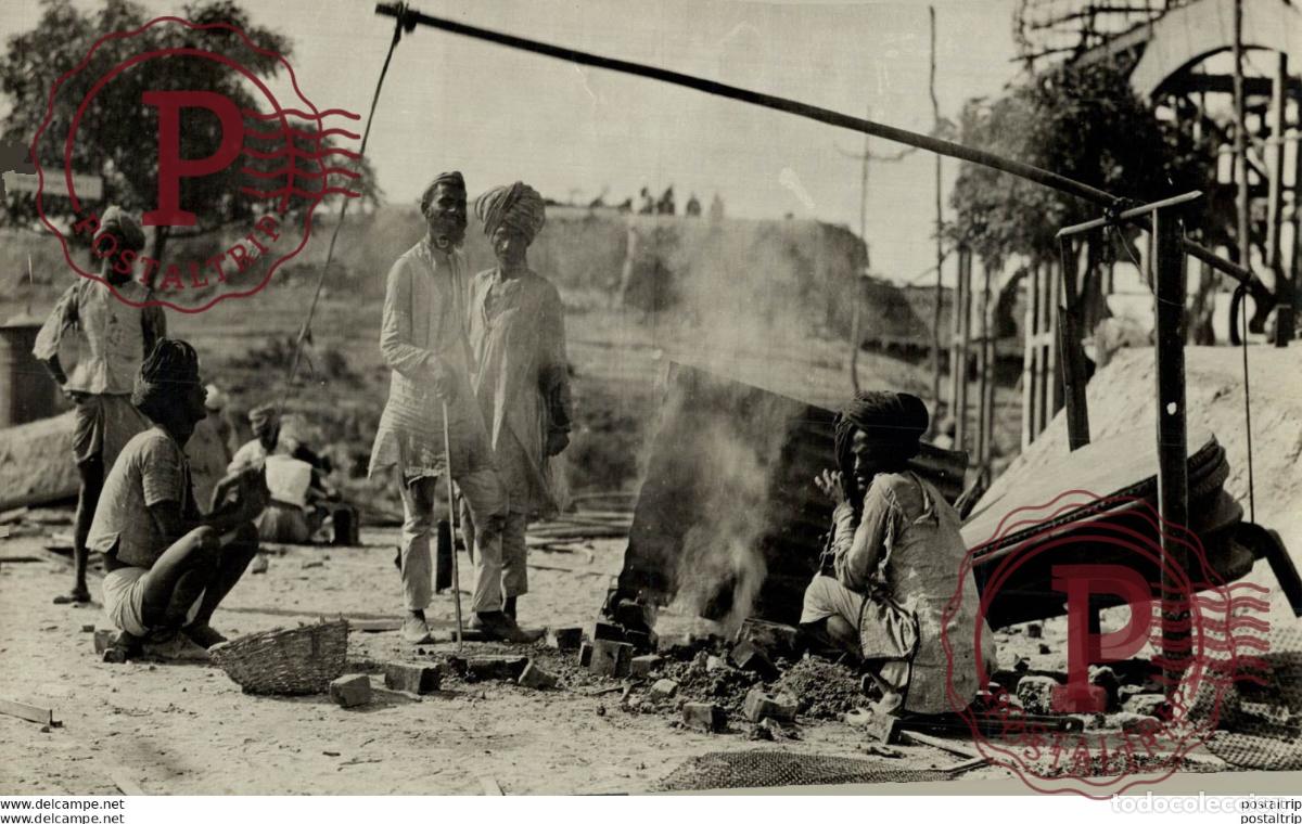 Fotograf&iacute;a antigua: CAMP DU DURBAR DELHI INDE INDIA ASIA 21.5*12.5 CM Fonds Victor FORBIN 1864-1947