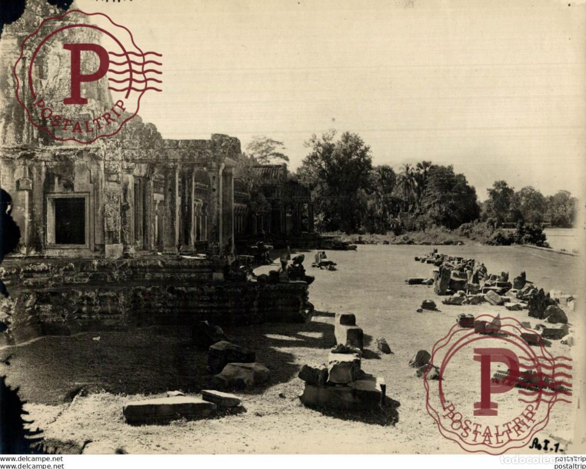 Fotograf&iacute;a antigua: Angkor was the capital city of the Khmer Empire CAMBODJA CAMBODGE 23*17 CM Fonds Victor FORBIN 18