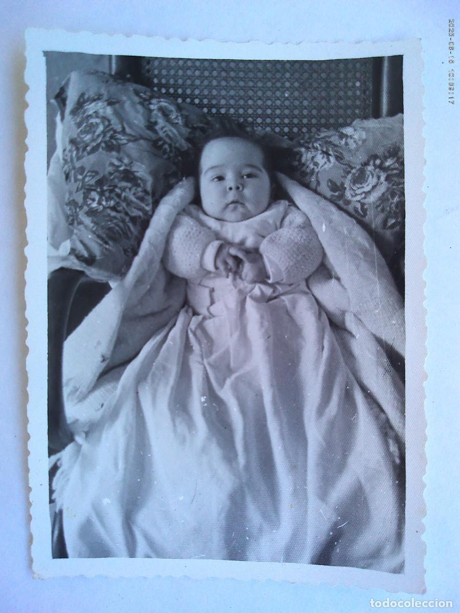 Fotograf&iacute;a antigua: BONITA FOTO DE BEBE TAL SE VE